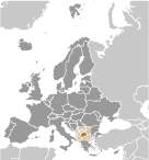 Location of Macedonia