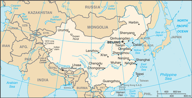 Map of China