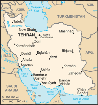 Map of Iran