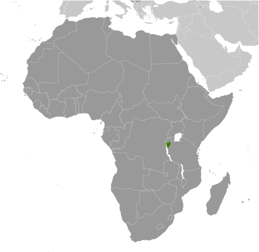 Locator Map for Burundi